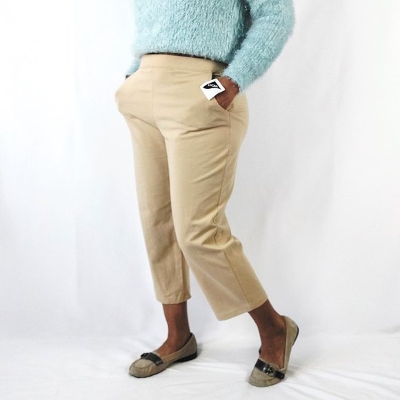 Ll Bean Womens Fit Pants Cropped 